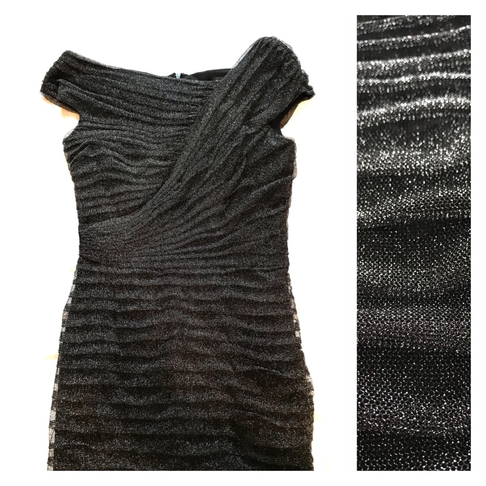 Tadashi Shoji glittery body formal dress size 8